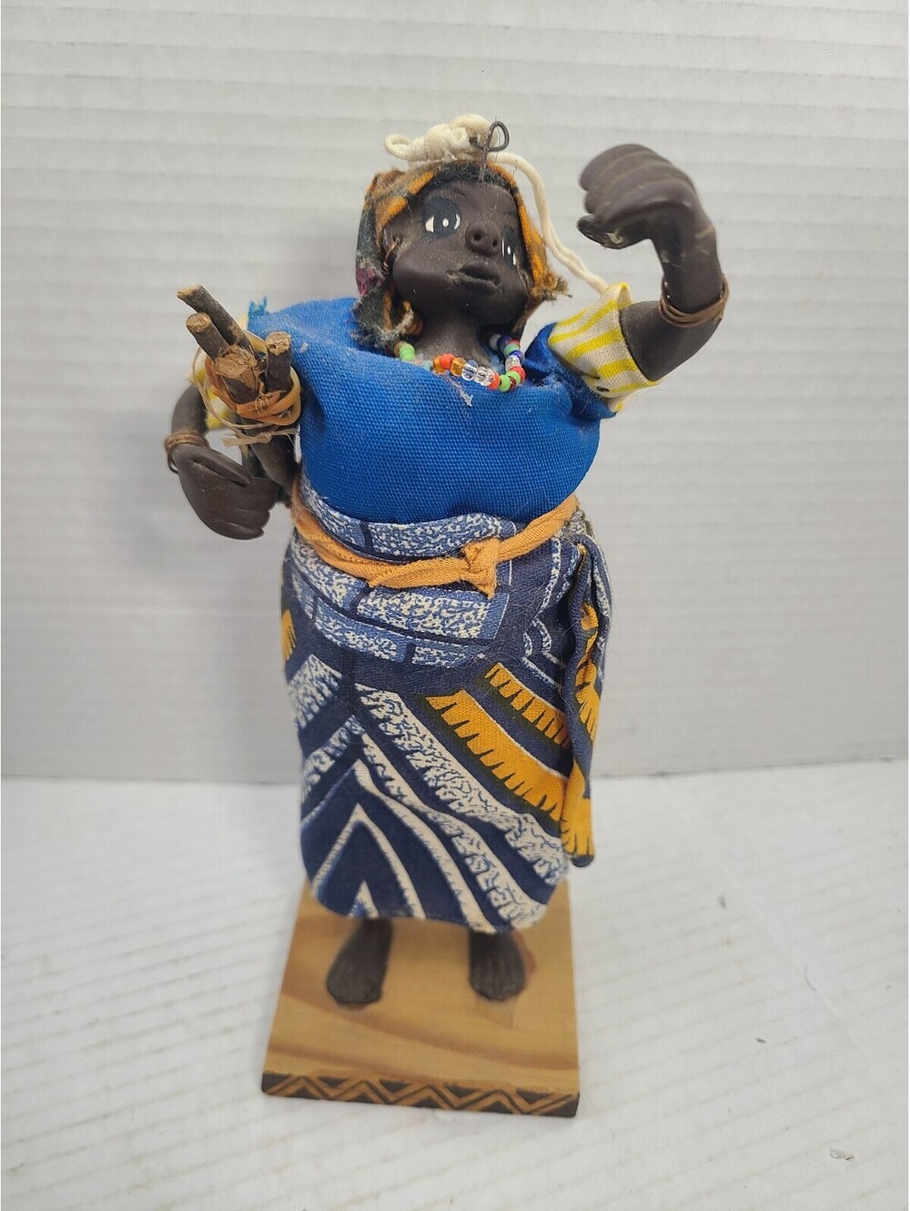 Dolls of Zimbabwe Vintage Syer Dollcrafts Ethnic Hand Crafted Folk Art Doll